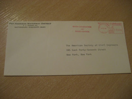 HATTIESBURG 1969 Water Conservation And Flood Control Eau Meter Mail Cancel Cover USA Environment Energy Energie - Agua