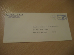 OMAHA 1969 Land Water Foundation Of The Nation Eau Meter Mail Cancel Cover USA Environment Energy Energie - Eau