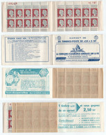 MARIANNE DE DECARIS / CARNET COMPLET # 1263-C3 SERIE 15-60 - PUBLICITE HORLOGERIE ETC.. / COTE 100.00 EUROS (ref 8911b) - Anciens : 1906-1965