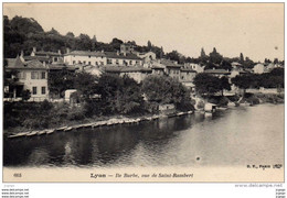 LYON - Ile Barbe, Vue De Saint-Rambert. Dos Simple - Lyon 9