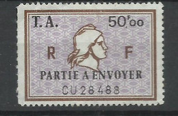 France   Fiscaux  Amendes N° 7 Partie à Envoyer  Neuf   (* )   B/TB    Voir Scans  Soldé ! ! ! - Timbres