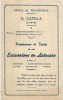 Dépliant Publicitaire/  Transports/Catella/Le Fayet/Excursions En Autocars /Mont Blanc/Chamonix/Vers 1935  PGC93Bis - Auto's