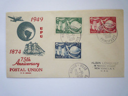 22 - M 4161  Enveloppe Au Départ De MONACO-VILLE  à Destination De NEW-YORK  1950   XXX - Briefe U. Dokumente