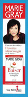 Marque Page.  Marie GRAY.   Guy Saint-Jean éditeur.   Bookmark. - Marque-Pages
