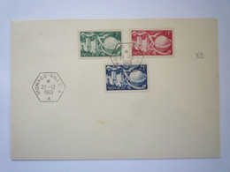 22 - M 4162  Enveloppe Au Départ De MONACO - VILLE - A   (Timbres Non Dentelés)  1949   XXX - Storia Postale