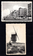 KOKSIJDE - COXYDE - 2 Cartes / Kaarten  -  Digue - Dijk - Hotel De La Digue Et Ryckman - Moulin - Molen - Koksijde