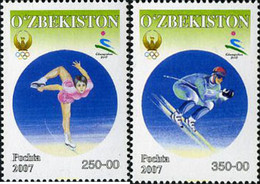 203084 MNH UZBEKISTAN 2007 6 JUEGOS ASIATICOS EN CHANGEHUM - Uzbekistan