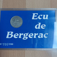 COFFRET PIECE ECU TEMPORAIRE VILLE DE BERGERAC / ARGENT - Euros Des Villes