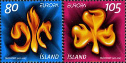 202268 MNH ISLANDIA 2007 EUROPA CEPT. 100 AÑOS DE ESCULTISMO - Collections, Lots & Series