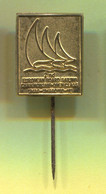 SAILING / YACHTING - 2nd European Championship 1980. Umag Umago Istria Yugoslavia, Vintage Pin, Big Badge, Abzeichen - Segeln