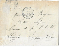 Sur Devant Partiel D'enveloppe Cachet à Date BINGERVILLE Côte D' IVOIRE Du 22 Juillet 1904 - - Lettres & Documents