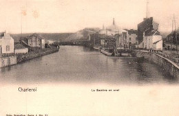 Charleroi La Sambre En Aval, Début 1900  NELS Série 5 N°21 - Charleroi