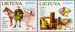 216098 MNH LITUANIA 2008 EUROPA CEPT 2008 CARTAS - Other & Unclassified