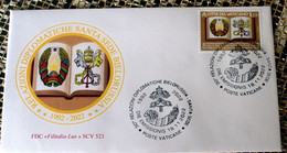VATICAN 2022, ANNIVERSARY DIPLOMATIC RELATIONS BIELORUSSIA  FDC - Unused Stamps