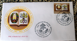 VATICAN 2022, ANNIVERSARY DIPLOMATIC RELATIONS BIELORUSSIA  FDC - Nuovi