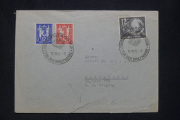 ALLEMAGNE - Oblitération Temporaire De Dresden Sur Enveloppe En 1949 Pour L'Uruguay ( Manque D'enveloppe ) - L 134321 - Covers & Documents