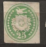 Decoupe D'entier Suisse - 1843-1852 Timbres Cantonaux Et  Fédéraux