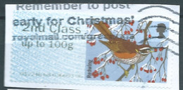 GROSBRITANNIEN GRANDE BRETAGNE GB POST&GO 2015 WINTER FUR AND FEATHERS:REDWING 2Nd CLASS Up To 100g PAPER SG FS144 - Post & Go (automaten)