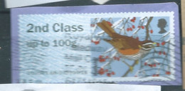 GROSBRITANNIEN GRANDE BRETAGNE GB POST&GO 2015 WINTER FUR AND FEATHERS:REDWING 2Nd CLASS Up To 100g PAPER SG FS144 - Post & Go Stamps