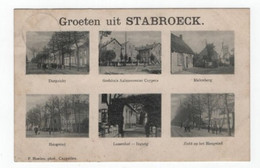 1 Oude Postkaart STABROECK Stabroek  Dorpzicht Molenberg Hoogeind Lassenhof  Uitgever Hoelen - Stabrök