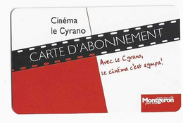 FRANCE CARTE CINEMA LE CYRANO MONTGERON - Movie Cards