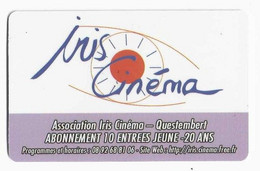 FRANCE CARTE CINEMA  IRIS QUESTEMBERT - Bioscoopkaarten