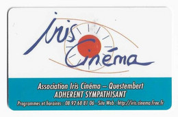 FRANCE CARTE CINEMA  IRIS QUESTEMBERT - Biglietti Cinema