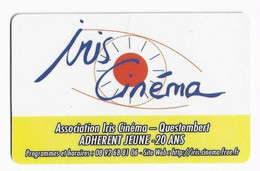 FRANCE CARTE CINEMA  IRIS QUESTEMBERT - Entradas De Cine