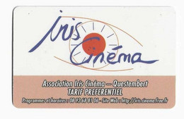 FRANCE CARTE CINEMA  IRIS QUESTEMBERT - Entradas De Cine