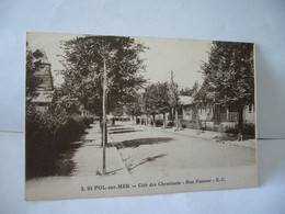 SAINT  POL SUR MER 59 NORD CITE DES CHEMINOTS RUE PASTEUR CPA 1953 - Saint Pol Sur Mer