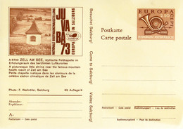 85912) A - ✉ P 437 - 63A/4 - ✶ 5700 Zell Am See, Feldkapelle, JUVABA 73 - Enteros Postales