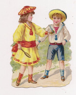 DECOUPI ENFANTS PETITE FILLE ET RAQUETTE DE TENNIS - - Infantes