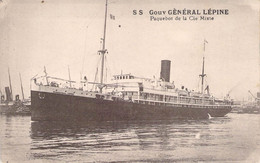 CPA Transport - Bateaux - S. S. Gouv. Général Lépine - Paquebot De La Cie Mixte - Navire - Mer - Port - Paquebote