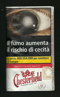 Busta Di Tabacco (Vuota) - Chesterfield  Red  Da 30g - Etiketten