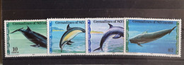 Grenadines Of St. Vincent 1980 SG 163/66** Wale Und Delfine - Autres - Océanie