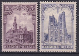 BELGIQUE - 1928 - YVERT N°271/272 * MH - COTE = 32 EUR. - Ongebruikt