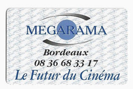 FRANCE CARTE CINEMA MEGARAMA BORDEAUX - Kinokarten