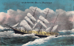 CPA France - Seine Maritime - Le Havre - Dans La Bourrasque - C. M. - E. L. D. - Colorisée - Bateau - Voilier - Mer - Port