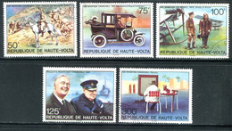HAUTE VOLTA- Y&T N°333 à 337- Oblitérés (W. Churchill) - Haute-Volta (1958-1984)