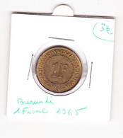 Burundi 1 Franc 1965 - Burundi