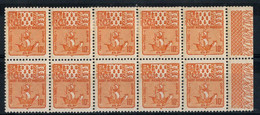 St Pierre Et Miquelon Timbre-Taxe N°67** Bloc De 10 Neufs Sans Charnière TB Cote : 7.50 € - Timbres-taxe