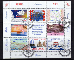 Monaco - 2000 - Art   - Monaco Et La Mer -- Obliteres - Used Stamps