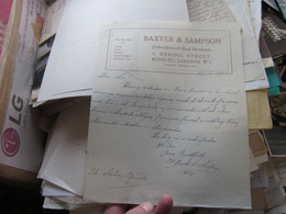 Baxter Sampson Embroiderers Bead Merchants 1923 London - United Kingdom