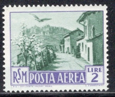 San Marino 1950 Single Stamp From The Set Of Airmail Definitives In Unmounted Mint - Usati