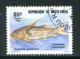 HAUTE VOLTA- Y&T N°481- Oblitéré (poisson) - Haute-Volta (1958-1984)