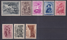 BELGIQUE - 1939 - YVERT N° 504/512 * MLH - COTE = 45 EUR. - Neufs