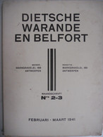 Dietsche Warande & Belfort 1941 Nr 2-3 Tijdschrift Voor Letterkunde En Geestesleven Verschaeve Holst Albe Roelkants - Letteratura