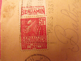 Lettre + Timbre Pub Publicitaire Fachi N° 272. Benjamin. Publicité Carnet Réclame. - Lettres & Documents