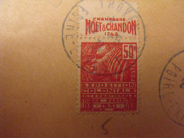 Lettre + Timbre Pub Publicitaire Fachi N° 272. Moet Et Chandon. Publicité Carnet Réclame. - Lettres & Documents