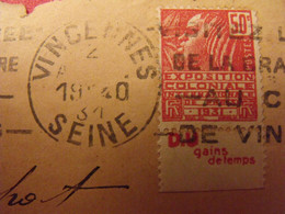 Lettre + Timbre Pub Publicitaire Fachi N° 272. DU. Publicité Carnet Réclame. - Storia Postale